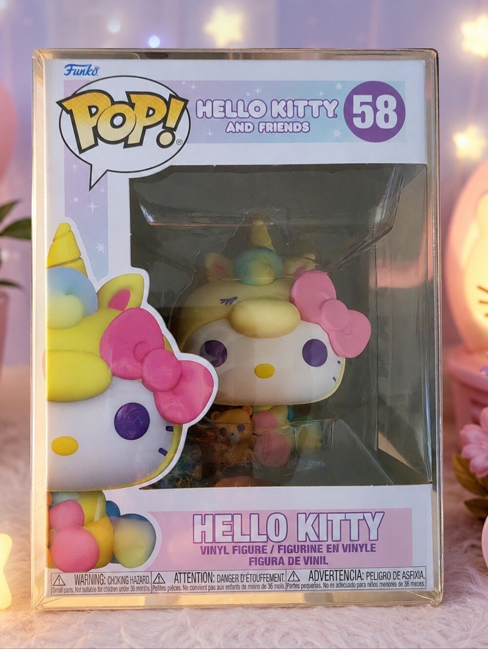 Hello Kitty Unicorn Funko Pop #58 w/ Protector | Sanrio Collectible NIB